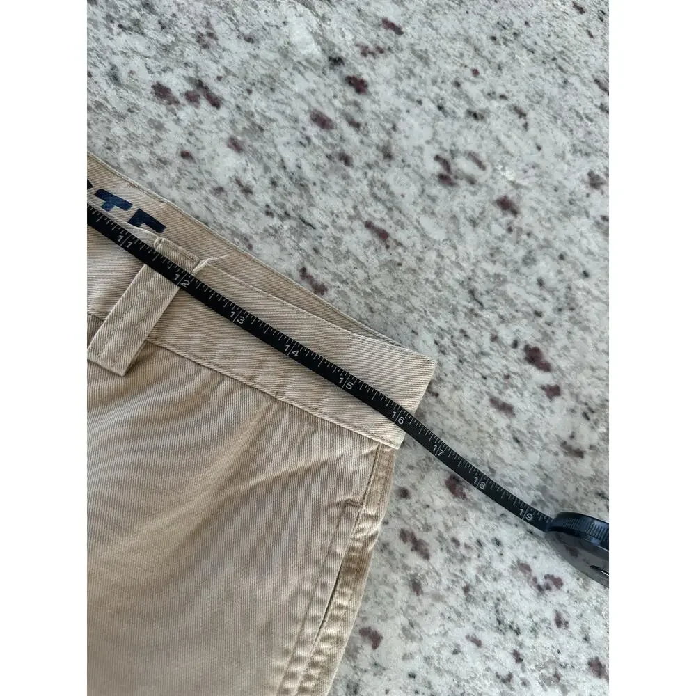 Lacoste Beige Chino Pants Men's 40 Regular Straight Twill Cotton Flat Front